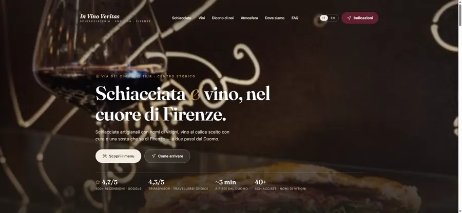 Site de restaurante