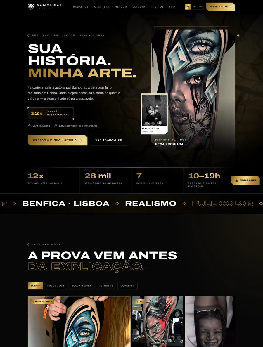 Site Samourai Tattoo
